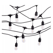 LEDOM LED verižna svetilka 5m za 10xE27 + 10x1W žarnica GRATIS! [477323] Farba svetla: Topla bela