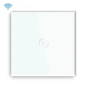 Wi-fi pametni prekidac 1g tuya beli (WiFi touch switch) ( ss002 )