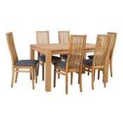 Homestar Jedilna garnitura CHICAGO NEW 6 stolov 140x90x76 cm