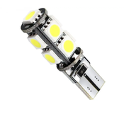 M-LINE žarnica LED 12V W5W-T10 9xSMD 5050 CANBUS, bela, par