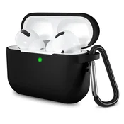 Silikonski ovitek Techsuit za AirPods Pro 1/2 - črn