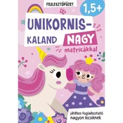 Enorogova pustolovščina pobarvanka z nalepkami