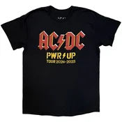 AC/DC PWR-UP Logo World Tour 24-25 (Back Print & Ex-Tour) Black XL Majica