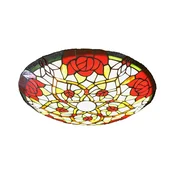BRILAGI - Tiffany vitražna plafonska svetiljka GARLAN 2xE27/60W/230V