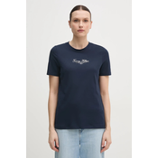 Tommy Hilfiger Majica WW0WW45428 Mornarsko modra Regular Fit