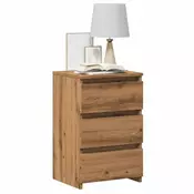 Vidaxl vidaXL Nočna omarica Artisan hrast 40x35x62,5 cm