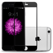 CO2 TRDO STEKLO CO2 ZA IPHONE 6 6S PLUS, 10D, ČRNO