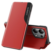Etui Edge View za Xiaomi Redmi Note 13 Pro 4G/Poco M6 Pro - rdeč