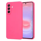 Silikonski ovitek Techsuit SoftFlex za Samsung Galaxy A36/A37 - roza
