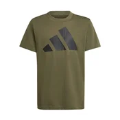 ADIDAS MAJICA J BL TEE 160 OLISTR/BLACK DJECACI