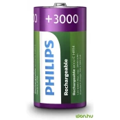 Philips R14B2A300/10 - 2 kom Punjive C baterije MULTILIFE NiMH/1,2 V/3000 mAh