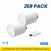 Shelly Plug & Play TRV radiatorski termostat WiFi baterija
