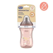 Chicco Advanced caša sa piskom 266 ml, 12m+, roze