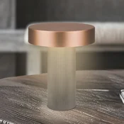 Briloner LED namizna svetilka na baterije Bito, bronasta/antracitna, višina 20 cm, IP44 - Dnevna soba/jedilnica - Sodobni - bronasta, antracitna - Kovina