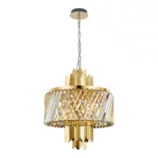 Luster na lancu MARGOT 6xE14/40W/230V precnik 43 cm zlatna