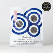Krekeri integralna riža crni sezam BIO Clearspring 40g