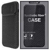 Maska za iPhone 14 Pro Max Nillkin Synthetic Fiber S crna