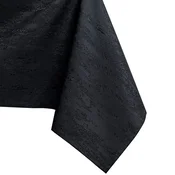 Ovalni stolnjak AmeliaHome Vesta 155x350 cm, crna