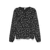 VERO MODA Bluza VMIHANNAH temno siva/zelena/črna
