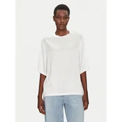 ViCOLO Bluza TD0013 Bela Relaxed Fit