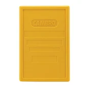 Pokrov za termoizolacijske posode Cam GoBox z zgornjim polnjenjem, Cambro, rumen, rumena, 600x400x(V)34 mm