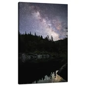shumee Platno s tiskom Vesolje Zvezdno nebo 60x100