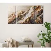 Wallity Dekorativne slike na platnu, 20x45cm, 3 komada, Šarene