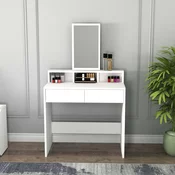 Hanah Home Sto za šminkanje Luna, 80x40x85.9 cm, Beli