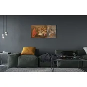 tulup.si Slika na akrilnem steklu Križan jezus 120x60 cm 4 obešalnika