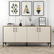 HANAH HOME Komoda Kiev Walnut Cream