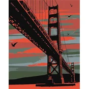 Rayher. Slikanje po številkah, Mystic San Francisco, 40x50 cm