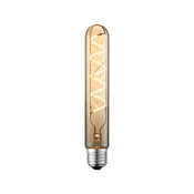LED-cevna svetilka Lucande, E27 4 W, O 3 cm, jantarno rumena, 2700 K - Steklo