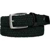 Alberto Belt Basic Braided Mens Black 90