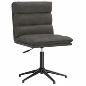 vidaXL vidaXL Jedilni stol črno umetno usnje, (21822667)
