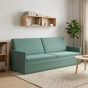 Vidaxl 3-sedna sofa Morsko zelena 220 x 81 x 82 cm Žamet