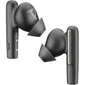 HP Poly Voyager Free 60 UC Carbon Black Earbuds +BT700 USB-C Adapter +Basic Charge Case Slušalke z mikrofonom Brezžična V ušesu Klici/glasba USB Tip-C Bluetooth Črna