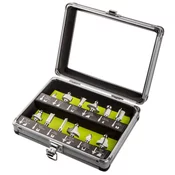 Set glodala od tvrdog metala, drška 8 mm, 12 kom 57H210