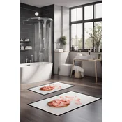 Lessentiel Maison Set prostirki za kupatilo CT-5370, 2 Komada, Bela