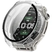 GS Ovitek 2 v 1 + kaljeno steklo za Amazfit Balance 3, prozoren