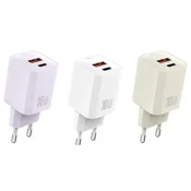 XO Kucni punjac L149 PD 30W beli sa Lightning kablom