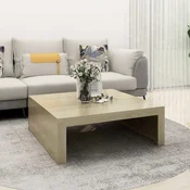 Klubska mizica sonoma hrast 100x100x35 cm iverna plošča
