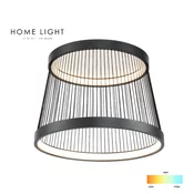 HOME LIGHT Plafonska svetiljka Luna 317, 50W, 3000/4000/5700K, Crna