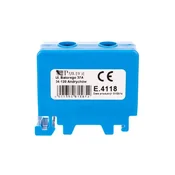 Pawbol Priključek za tirnico 1x50mm2 moder E.4118/CU