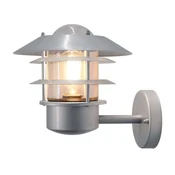 Elstead Lighting Elstead Helsingor Zunanja stenska svetilka z 1 lučjo, srebrna, 304 SS IP44, E27, (22099865)