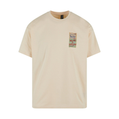 ZOO YORK Majica ZM241-052-1  bež / modra / pueblo / neonsko oranžna