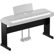 Yamaha L-300 Leseno stojalo za klaviaturo Black (Samo odprto)