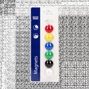 Spirit: White Board 6-delni komplet 20mm barvnih magnetov za tablo