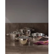 Madame Coco Set posuda za kuvanje Nova, 8 delova, Celik