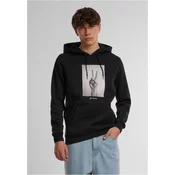 Hooded Peace Sign Black