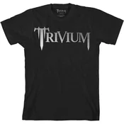 Trivium Classic Logo (Metalic Print) Black M Majica
